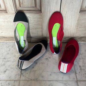 ROTHY’S 2 pair almond toe bundle. Size 8.5